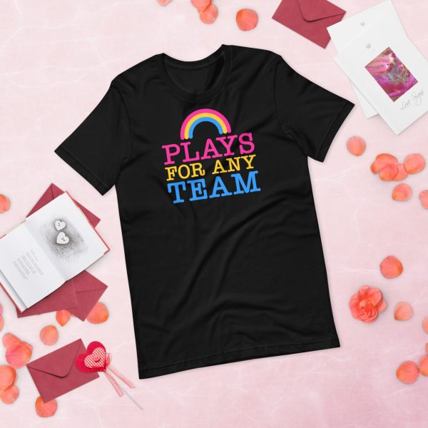 Indiloo Gender-Free T-Shirt – ‘Black’ – Plays For Any Team