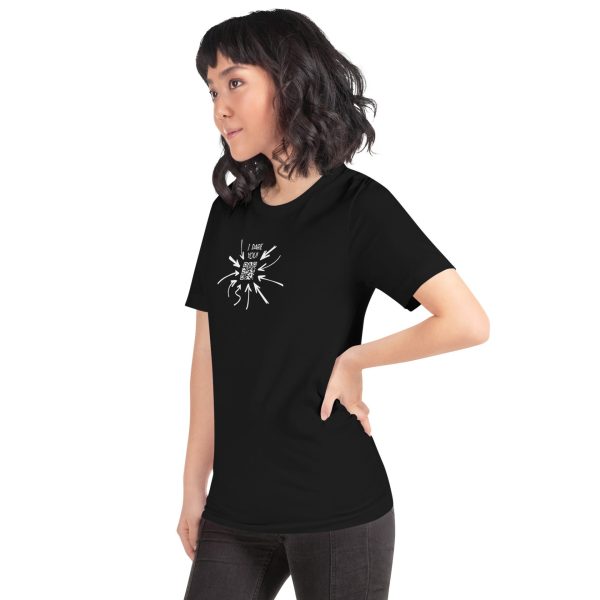 Indiloo Gender-Free T-Shirt – ‘Black’ – ‘I DARE U’ Party Game - Image 5