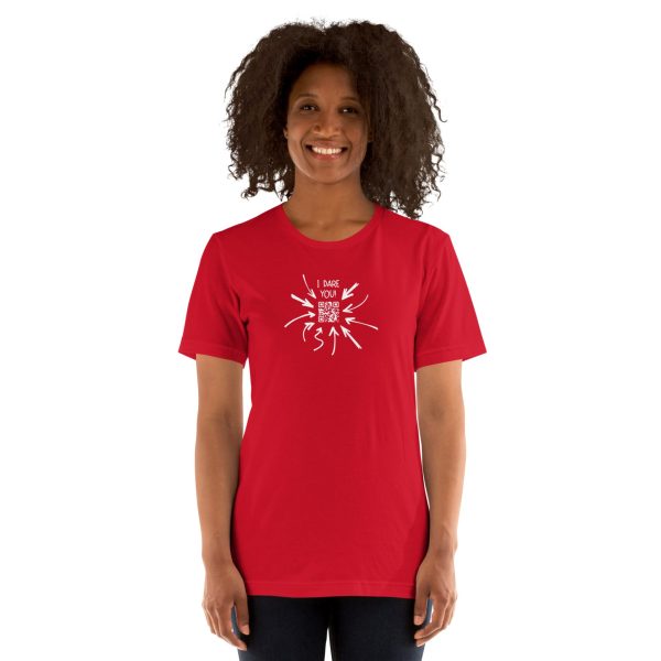 Indiloo Gender-Free T-Shirt – ‘Red’ – ‘I DARE U’ Party Game - Image 3