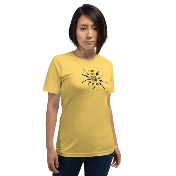 Indiloo Gender-Free T-Shirt – ‘Yellow’ – ‘I DARE U’ Party Game - Image 3