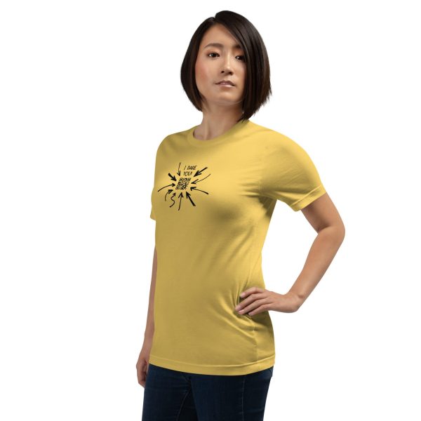 Indiloo Gender-Free T-Shirt – ‘Yellow’ – ‘I DARE U’ Party Game - Image 6